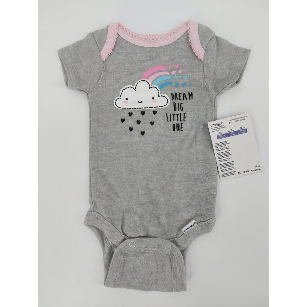 Baby Girl Set of 8 Onsies - Gerber - Size NB